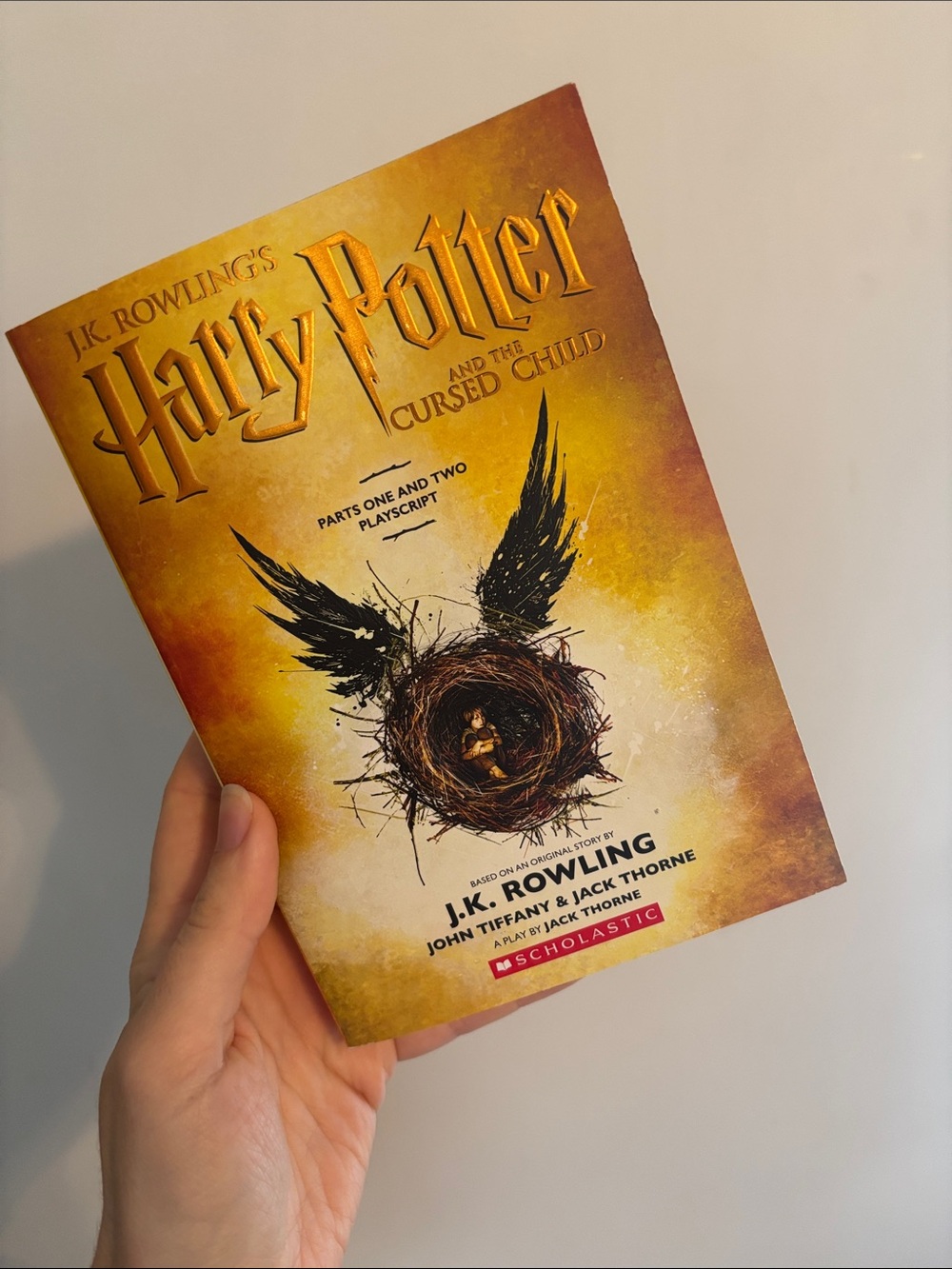 Scholastic Harry Potter and the Cursed Child - Yellow Cover